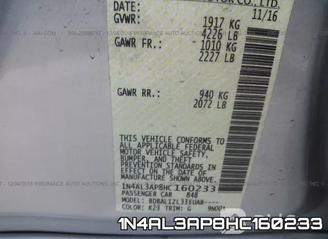 1N4AL3AP8HC160233 фото 10