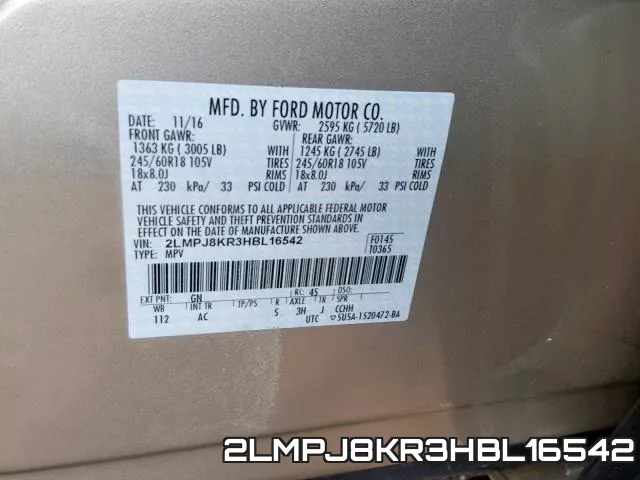 2LMPJ8KR3HBL16542 фото 2