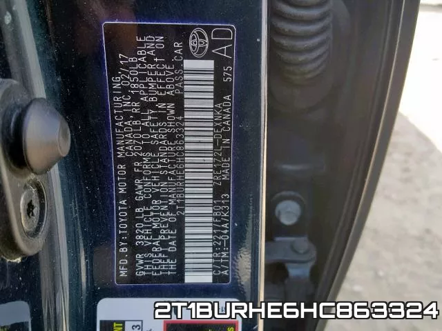 2T1BURHE6HC863324 фото 2