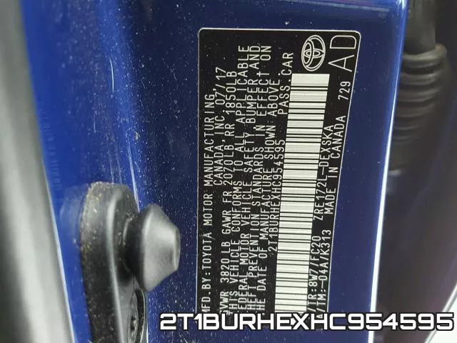 2T1BURHEXHC954595 фото 2