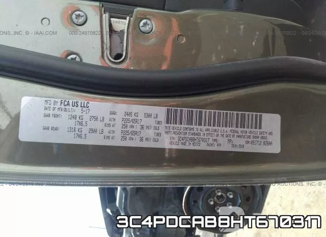 3C4PDCAB8HT670317 фото 10