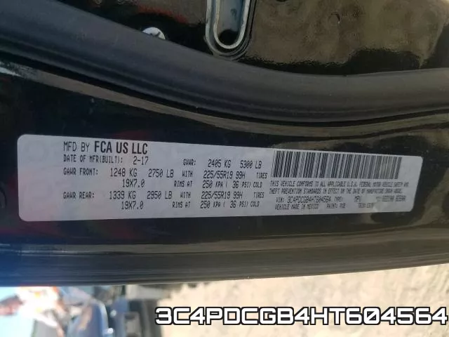 3C4PDCGB4HT604564 фото 2