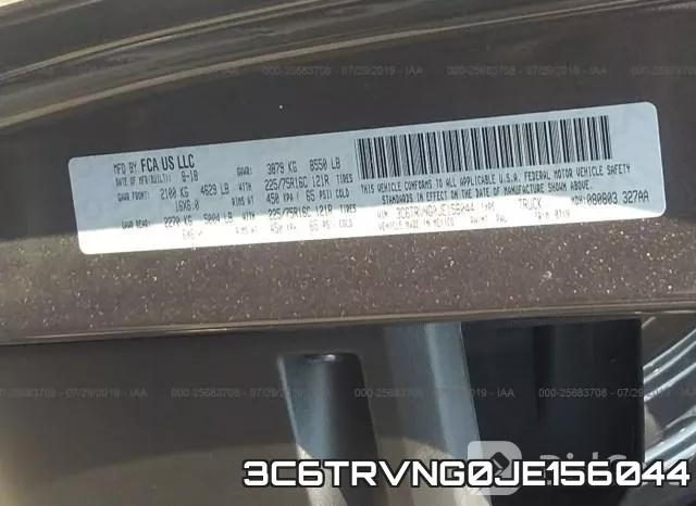 3C6TRVNG0JE156044 фото 10
