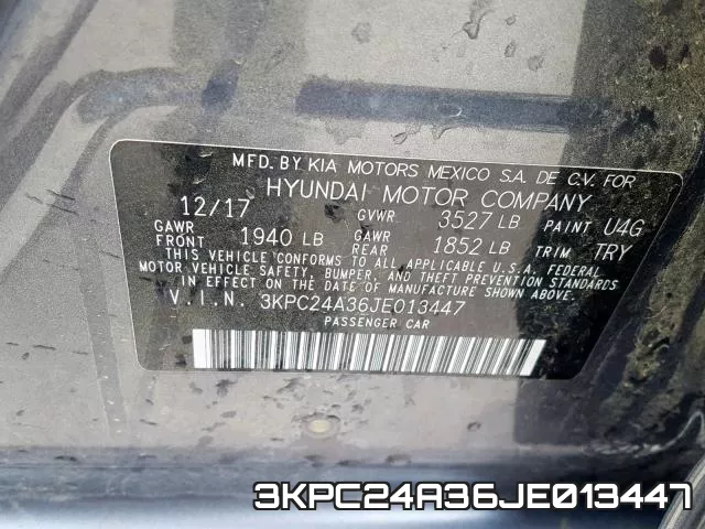 3KPC24A36JE013447 фото 2