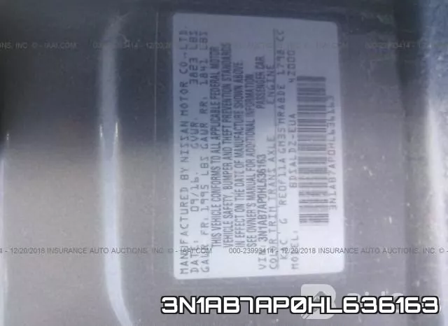 3N1AB7AP0HL636163 фото 10