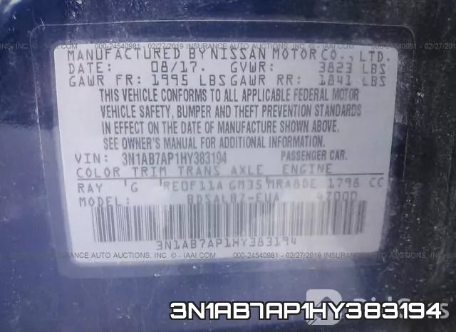3N1AB7AP1HY383194 фото 10