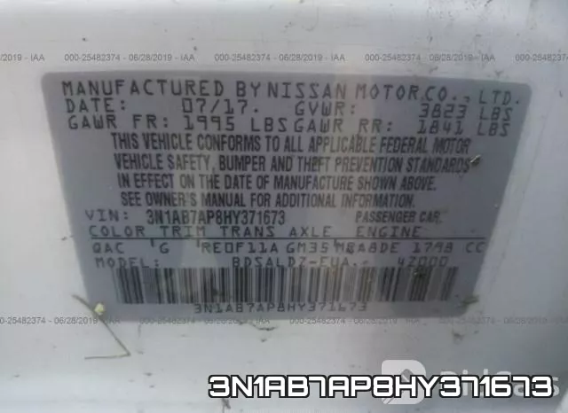 3N1AB7AP8HY371673 фото 10