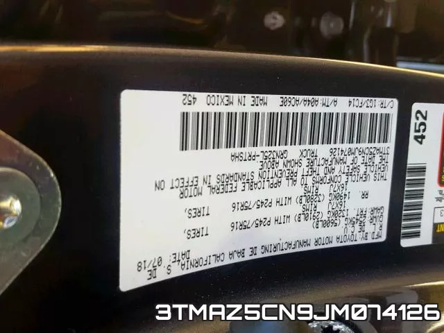 3TMAZ5CN9JM074126 фото 2