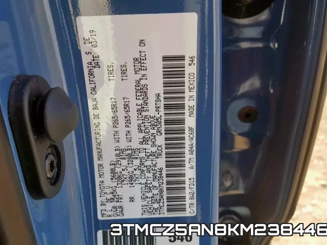 3TMCZ5AN8KM238446 фото 2