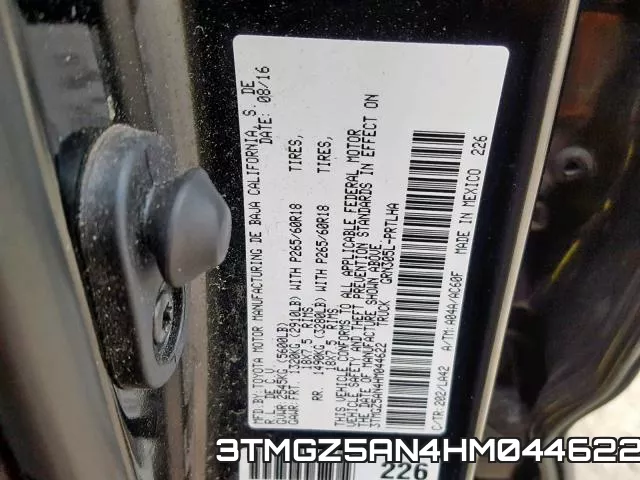 3TMGZ5AN4HM044622 фото 2