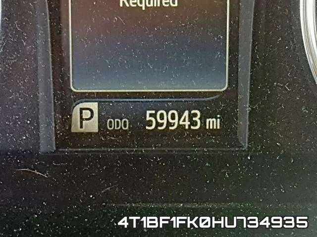 4T1BF1FK0HU734935 фото 9
