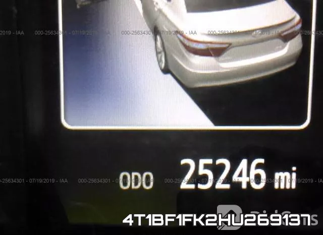 4T1BF1FK2HU269137 фото 8
