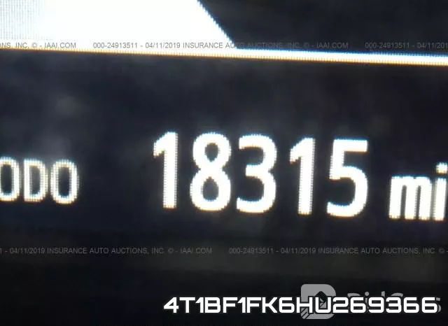 4T1BF1FK6HU269366 фото 8