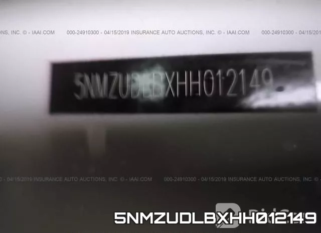 5NMZUDLBXHH012149 фото 10