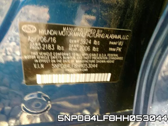 5NPD84LF8HH053044 фото 2