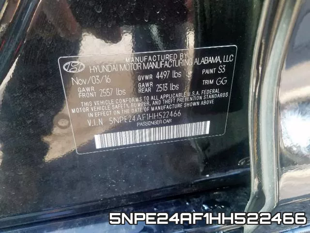 5NPE24AF1HH522466 фото 2