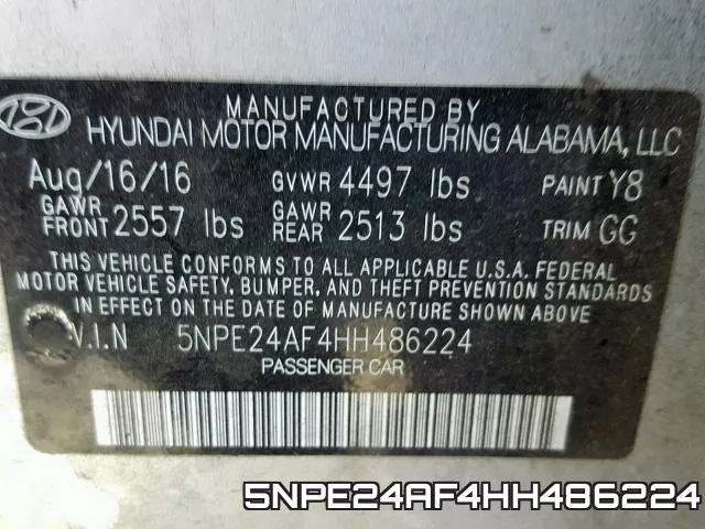 5NPE24AF4HH486224 фото 2