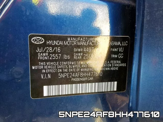 5NPE24AF8HH477610 фото 2