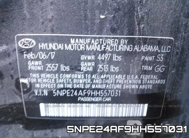 5NPE24AF9HH557031 фото 10