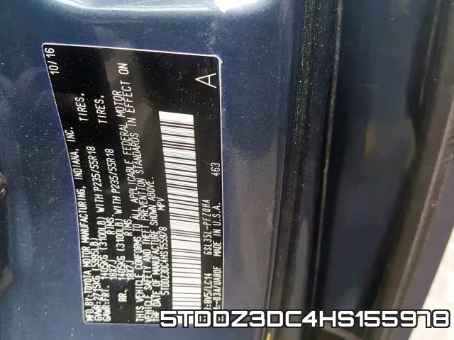 5TDDZ3DC4HS155978 фото 2