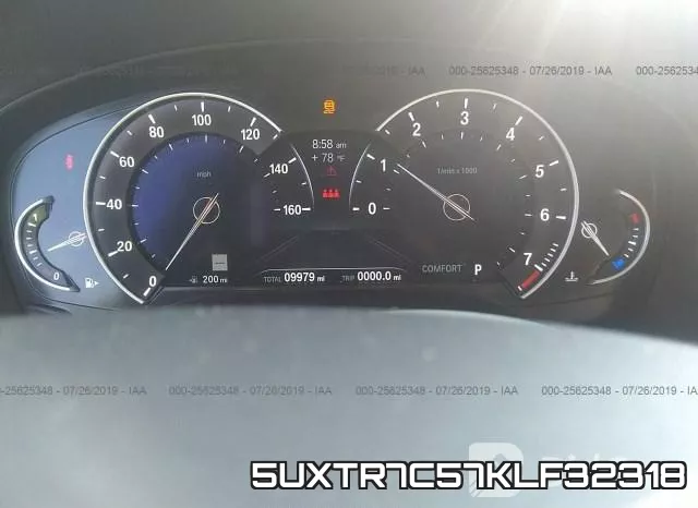 5UXTR7C57KLF32318 фото 8