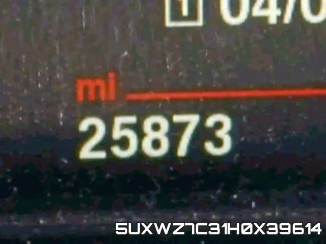 5UXWZ7C31H0X39614 фото 8