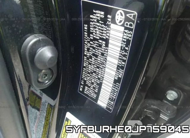 5YFBURHE0JP759045 фото 10