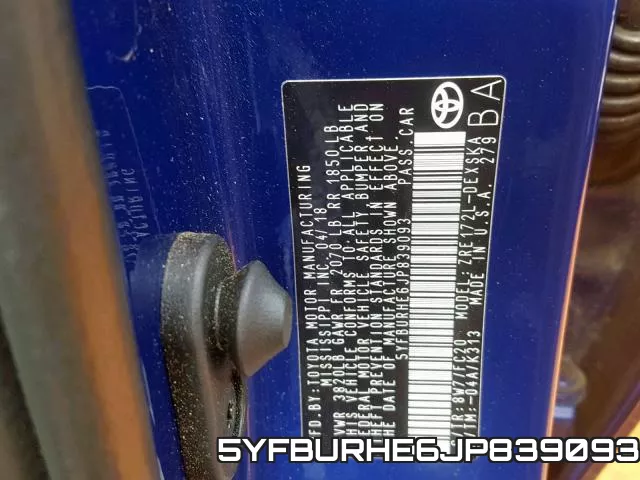 5YFBURHE6JP839093 фото 2