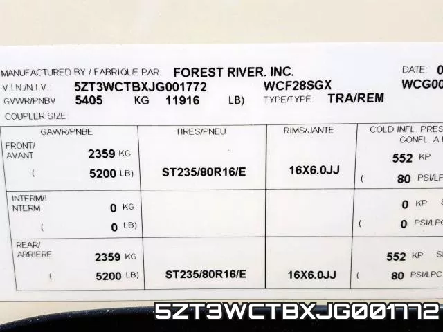 5ZT3WCTBXJG001772 фото 2