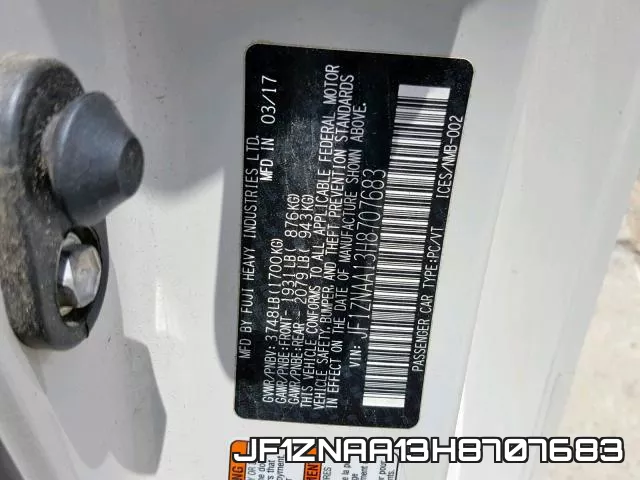 JF1ZNAA13H8707683 фото 2