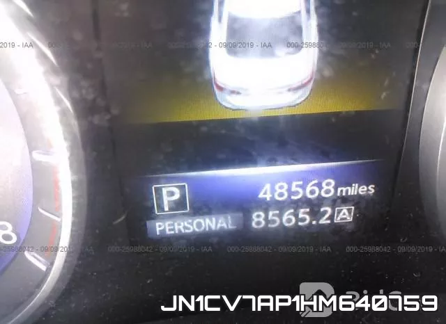 JN1CV7AP1HM640759 фото 8