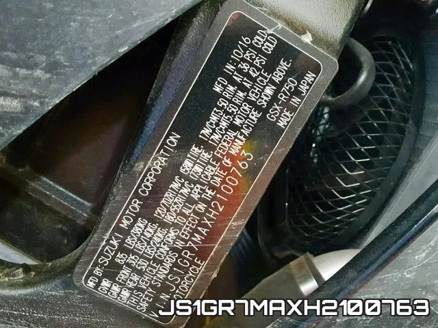 JS1GR7MAXH2100763 фото 2