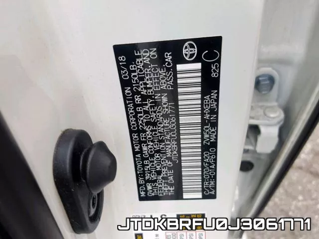 JTDKBRFU0J3061771 фото 2