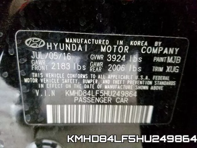 KMHD84LF5HU249864 фото 2