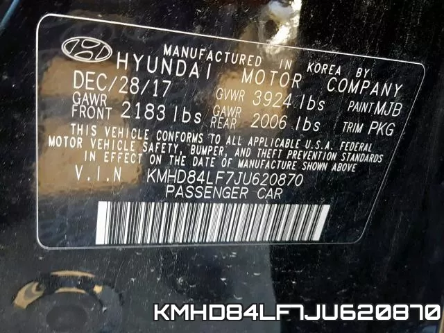KMHD84LF7JU620870 фото 2