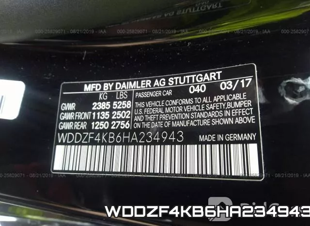 WDDZF4KB6HA234943 фото 10