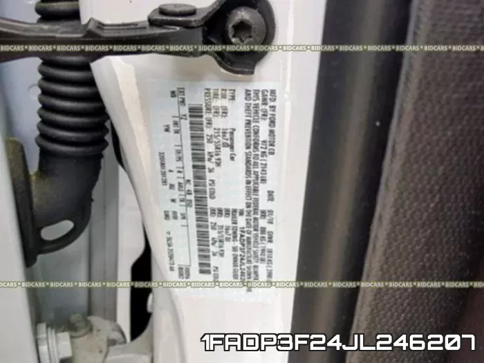 1FADP3F24JL246207 фото 2