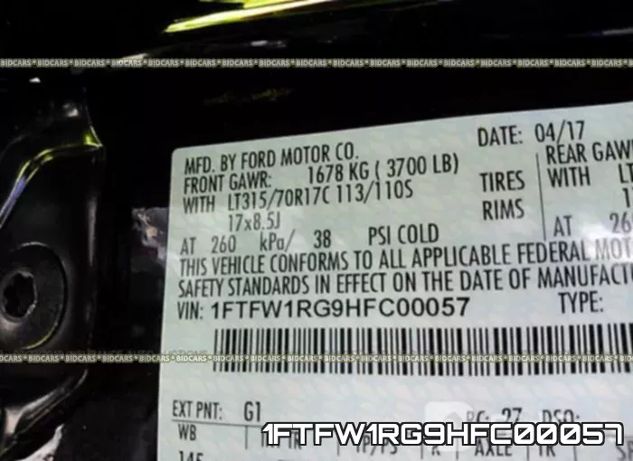 1FTFW1RG9HFC00057 фото 10