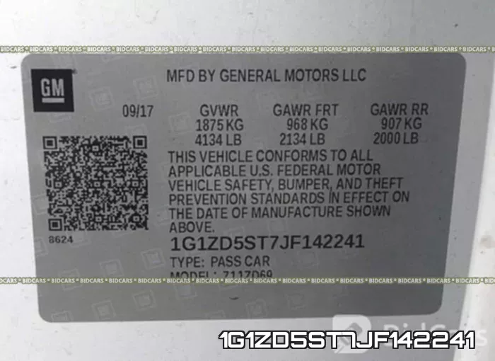 1G1ZD5ST7JF142241 фото 10