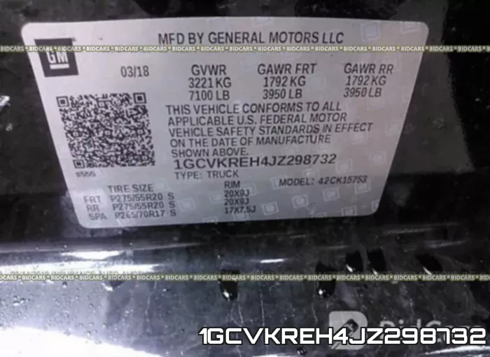1GCVKREH4JZ298732 фото 10