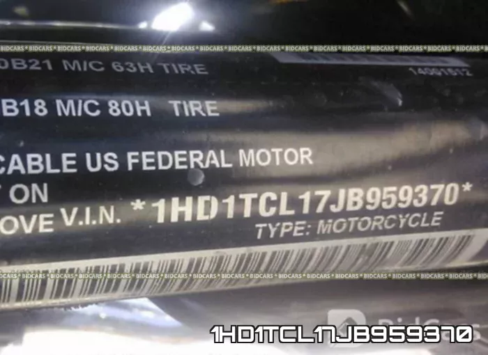 1HD1TCL17JB959370 фото 2