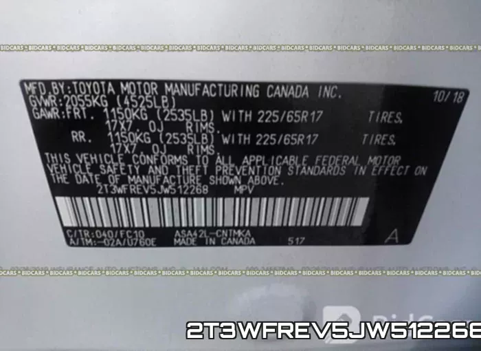 2T3WFREV5JW512268 фото 10