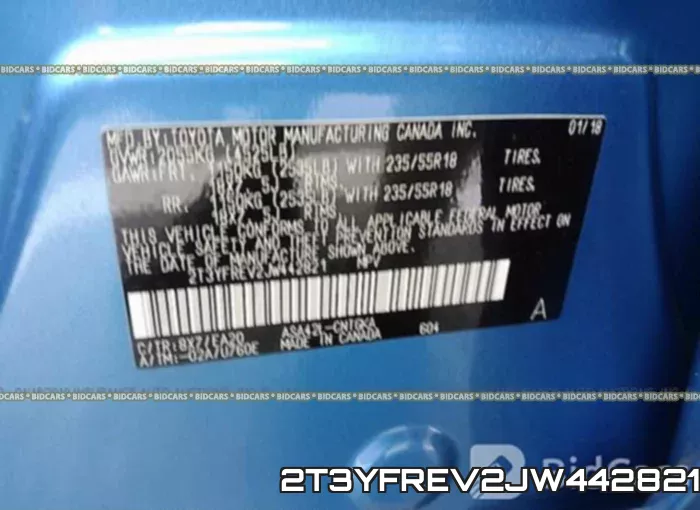 2T3YFREV2JW442821 фото 10