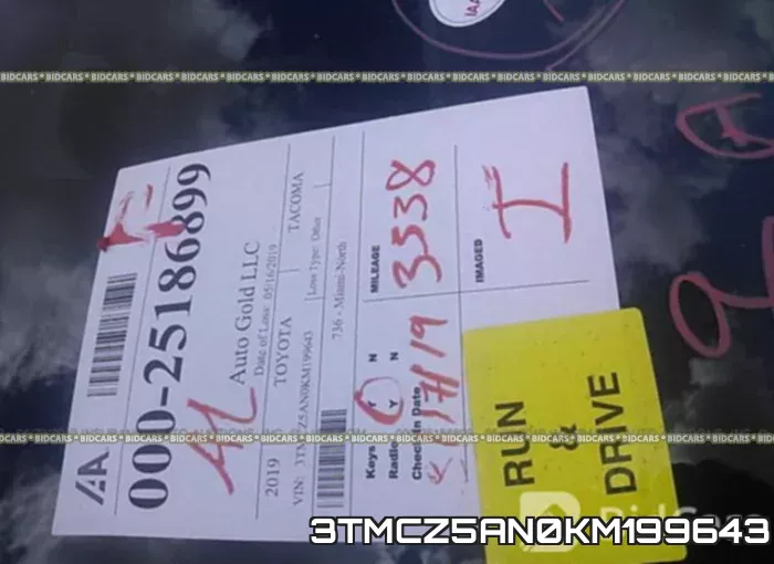 3TMCZ5AN0KM199643 фото 8