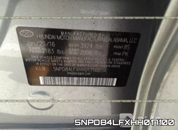 5NPD84LFXHH017100 фото 10