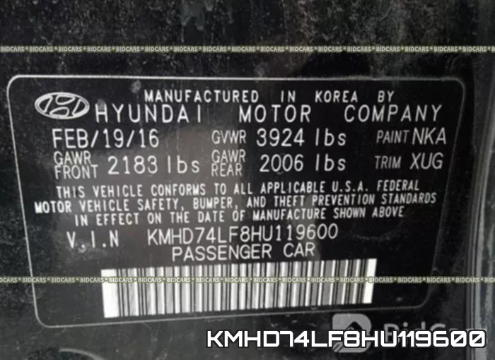 KMHD74LF8HU119600 фото 10