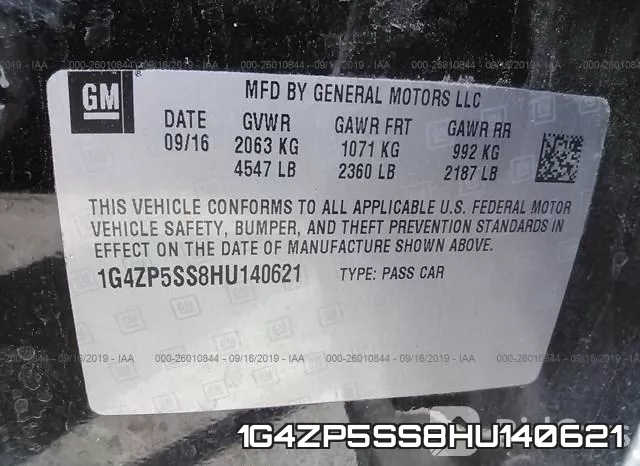 1G4ZP5SS8HU140621 фото 10