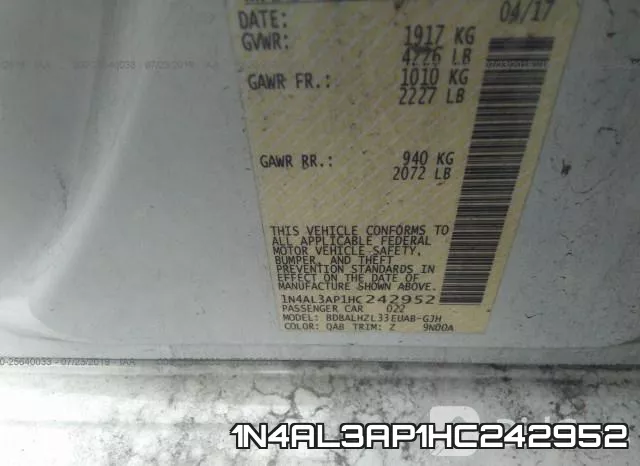 1N4AL3AP1HC242952 фото 10