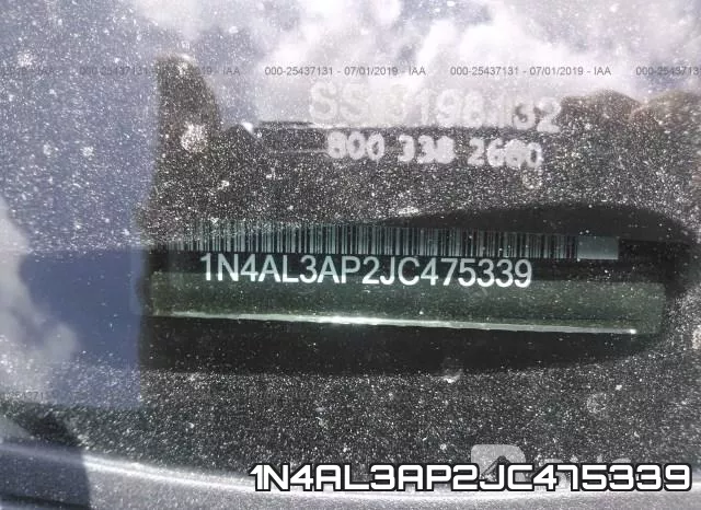 1N4AL3AP2JC475339 фото 10