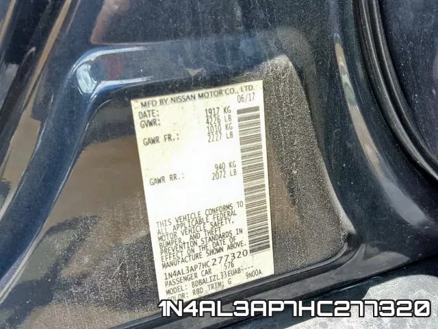 1N4AL3AP7HC277320 фото 2